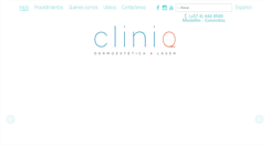 Desktop Screenshot of cliniq.com.co